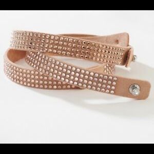 Touchstone Crystal by Swarovski Blush Tri-Wrap Bracelet